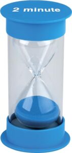 teacher created resources 2 minute sand timer - medium - 20758,blue