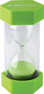 teacher created resources 5 minute sand timer - large (20660)