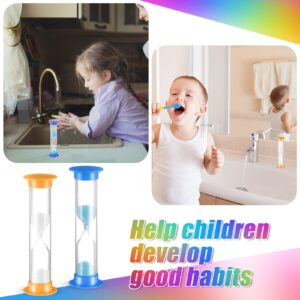 48 Pcs 2 Minute Sand Timer for Kids, Hourglass Sand Clock Plastic Small Sand Watch Hour Glass Timer Toothbrush Timer for Classroom Teacher School(Colorful)