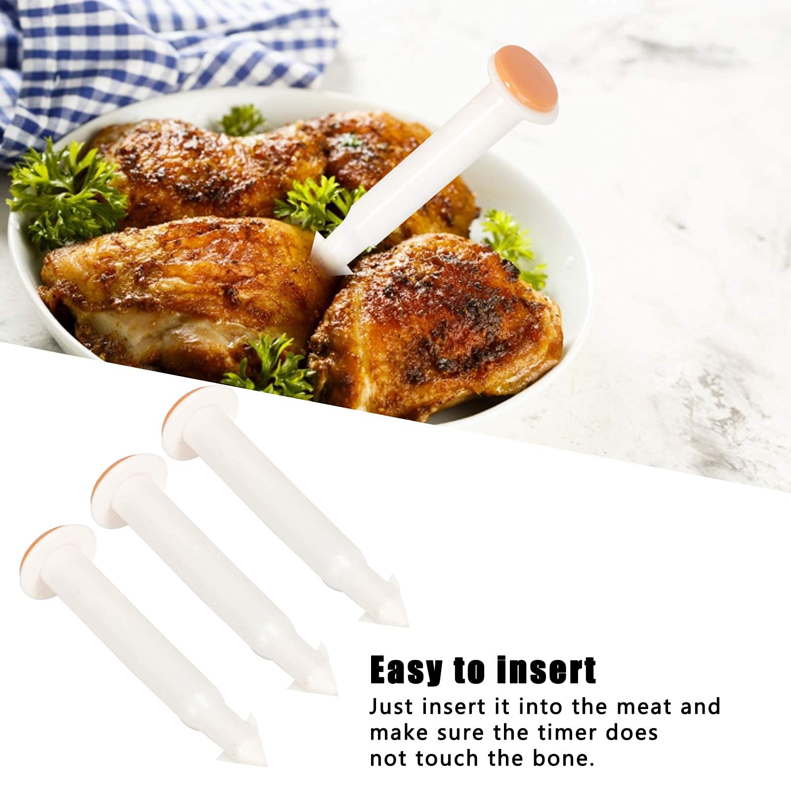 20pcs Turkey Timer, Pop Up Cooking Thermometer for Oven Cooking Poultry Turkey Chicken Meat Beef