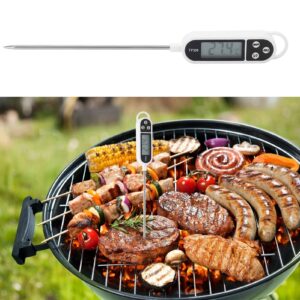 Portable Digital Cooking Meat Thermometer Waterproof Food Oil Water Temperature Meter for Home Kitchen