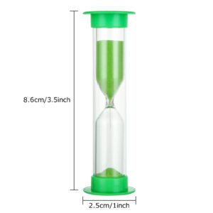 36 Pcs Sand Timer for Kids Set, Plastic Hourglass Sandglass Sand Clock Timers Set 30s / 1min / 2mins / 3mins / 5mins / 10mins for Classroom, Kitchen, Games, Office, Home