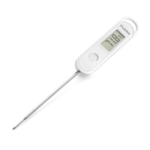 polder stable-read instant read thermometer, digital thermometer for cooking, food thermometer, cooking thermometer with easy-to-read digital display