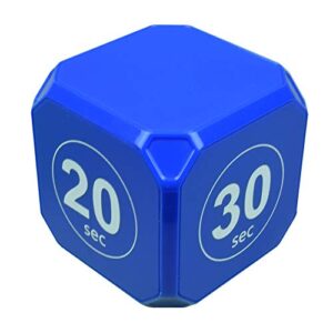 Time Cube Plus Preset Timer for HIIT Workouts, Fitness and Exercise Routines, Cardio and Cross Fit Countdowns, Blue, 10, 20, 30 and 60 Seconds