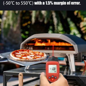 Wintact Digital Infrared Thermometer -58 to 1022℉ (-50 to 550℃) Non-Contact Laser Temperature Gun Measuring Surface for Kitchen Cooking Food Fluid BBQ Frying Meat