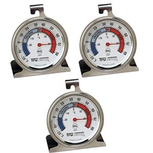 Tru Temp Refrigerator-Freezer Thermometer, 3 Pack