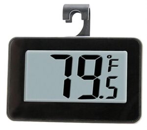 taylor 1443 pro series refrigerator/freezer digital thermometer 4 x 3.2 x 0.6 inches