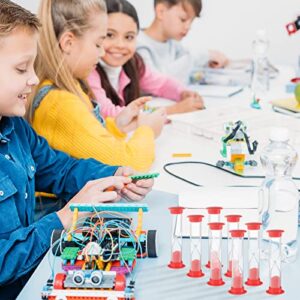 Set of 40 Pcs Sand Timer for Kids 1 Minute Sand Timer Classroom 1 Minute Timer Acrylic Covered Hourglass Timer Red Sand Clock for Preschool Teacher Supplies, 3.35 x 0.98 x 0.98 Inches