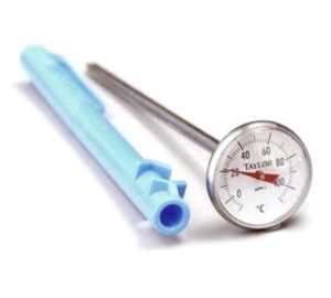 taylor 6099n instant read -10 to 110c pocket bimetal thermometer
