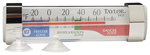 Taylor Freezer & Refrigerator Kitchen Thermometer, 6 Count