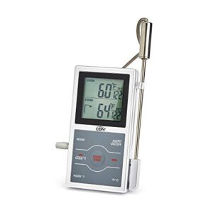 cdn dual sensing programmable probe thermometer and timer