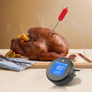 Sanwo WiFi Meat Thermometer with 2 Probes, Digital Wireless Instant Read Smart 2000mAH Rechargeable BBQ Grill Meat Thermometer with Timer, Alarm for Smoker, Oven, Grill, Roast, Kitchen Food Meat