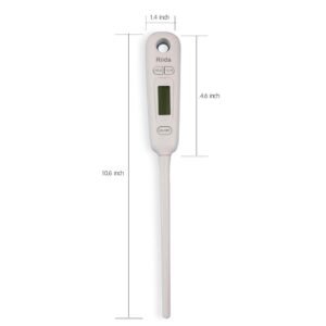 Digital Meat Thermometer Candy Thermometer with Large Display Kitchen Instant Read Cooking Food Thermometer for BBQ Smoker Grilling Oil Deep Fry Meat Thermometer with Long Probe