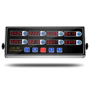 bizoepro kitchen timer 8 channel digital timer loud alarm cooking timer clock commercial reminder restaurant calculagraph timer