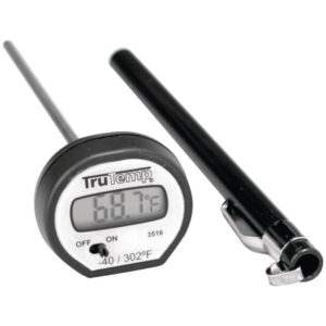 taylor® 3516 trutemp® digital instant read thermometer with 0.3" lcd readout