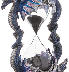 Design Toscano WU70646 Death's Door Dragon Gothic Decor Statue Hourglass Sand Timer, 6 Inch, Single
