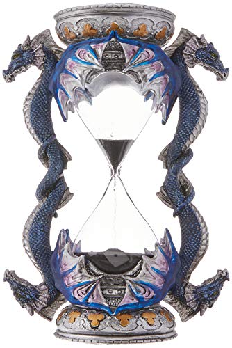 Design Toscano WU70646 Death's Door Dragon Gothic Decor Statue Hourglass Sand Timer, 6 Inch, Single