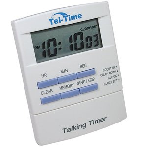 talking timer with clock