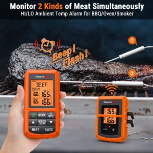 ThermoPro TP20 500FT Wireless Meat Thermometer+ThermoPro TP22S Digital Wireless Meat Thermometer for Grilling