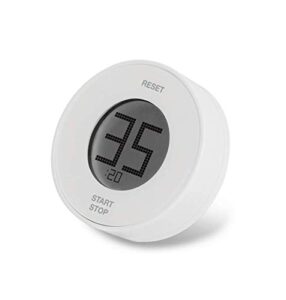 mooas dial cooking timer, count up/countdown digital timer, kitchen timer, loud alarm, big digits, magnetic timer, ideal for cooking, studying, exercising, working