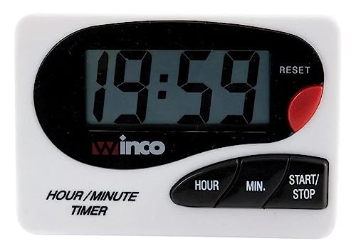 Winco TIM-85D Large Lcd Digital Timer, Hour/Minute - Digital Kitchen Timers-TIM-85D