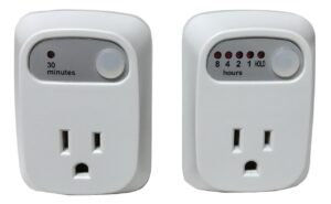 simple touch 2-piece combo pack 30 minute auto shut-off saftey timer & multi setting auto shut-off timer
