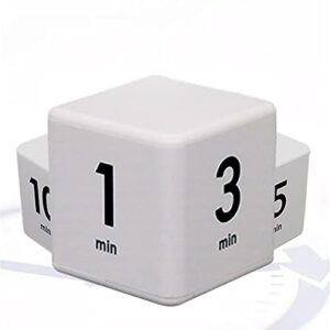 JOYIT Cube Timer 1, 3, 5 and 10 Minutes Countdown Timer, Kitchen Timer, Outdoor Timer, Workout Timer