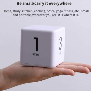 JOYIT Cube Timer 1, 3, 5 and 10 Minutes Countdown Timer, Kitchen Timer, Outdoor Timer, Workout Timer