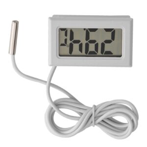 Mini LED Digital Temperature Meter Display Probe Digital Sensor LCD Thermometer for Refrigerator, Refrigeration Machine