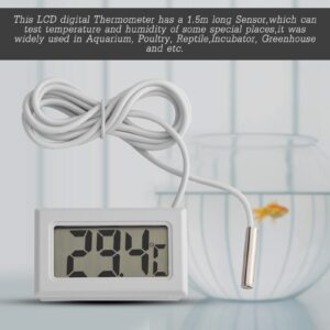 Mini LED Digital Temperature Meter Display Probe Digital Sensor LCD Thermometer for Refrigerator, Refrigeration Machine