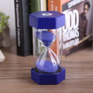 sand timers, colorful hourglass sand glass 1/3/5/10/15/30 minutes timer clock sandglass timer for home office decor gift (10 mins, green)