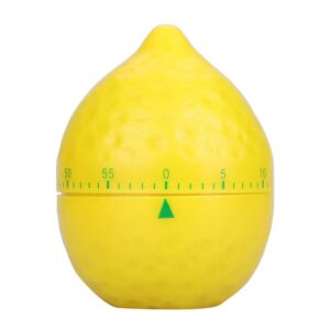 kitchen mechanical timer, lemon shape counters for home manual smell compact high cooking timing tool