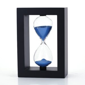 wood frame hourglass sand timer 25 minutes