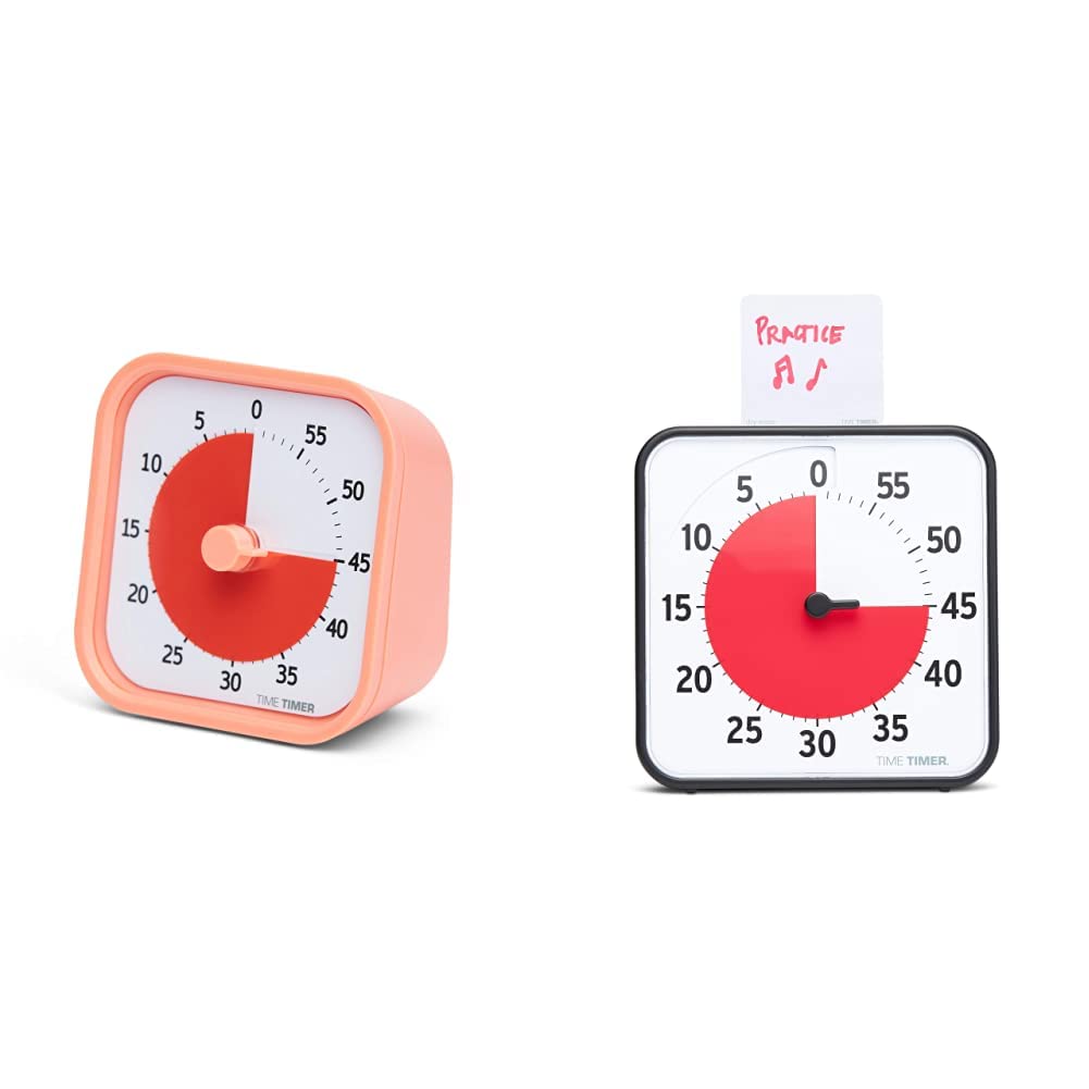 TIME TIMER Home MOD (60 Minute) + TIME TIMER 8 inch (60 Minute) Visual Timers