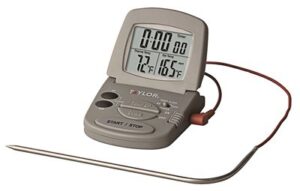 taylor classic digital oven thermometer meat 32 deg f to 392 deg f 4ft.