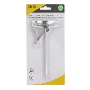 BIOS Professional Candy Thermometer, Gray