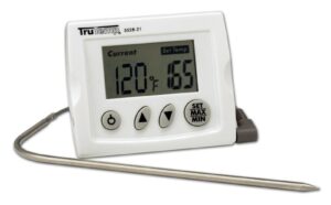 taylor trutemp digital cooking thermometer with alarm
