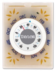 taylor food fresh refrigerator thermometer and baking soda holder