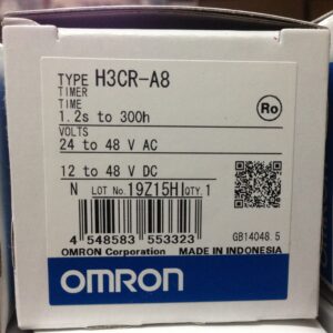 omron industrial automation h3cr-a8 ac24-48/dc12-48 electromechanical multifunction timer