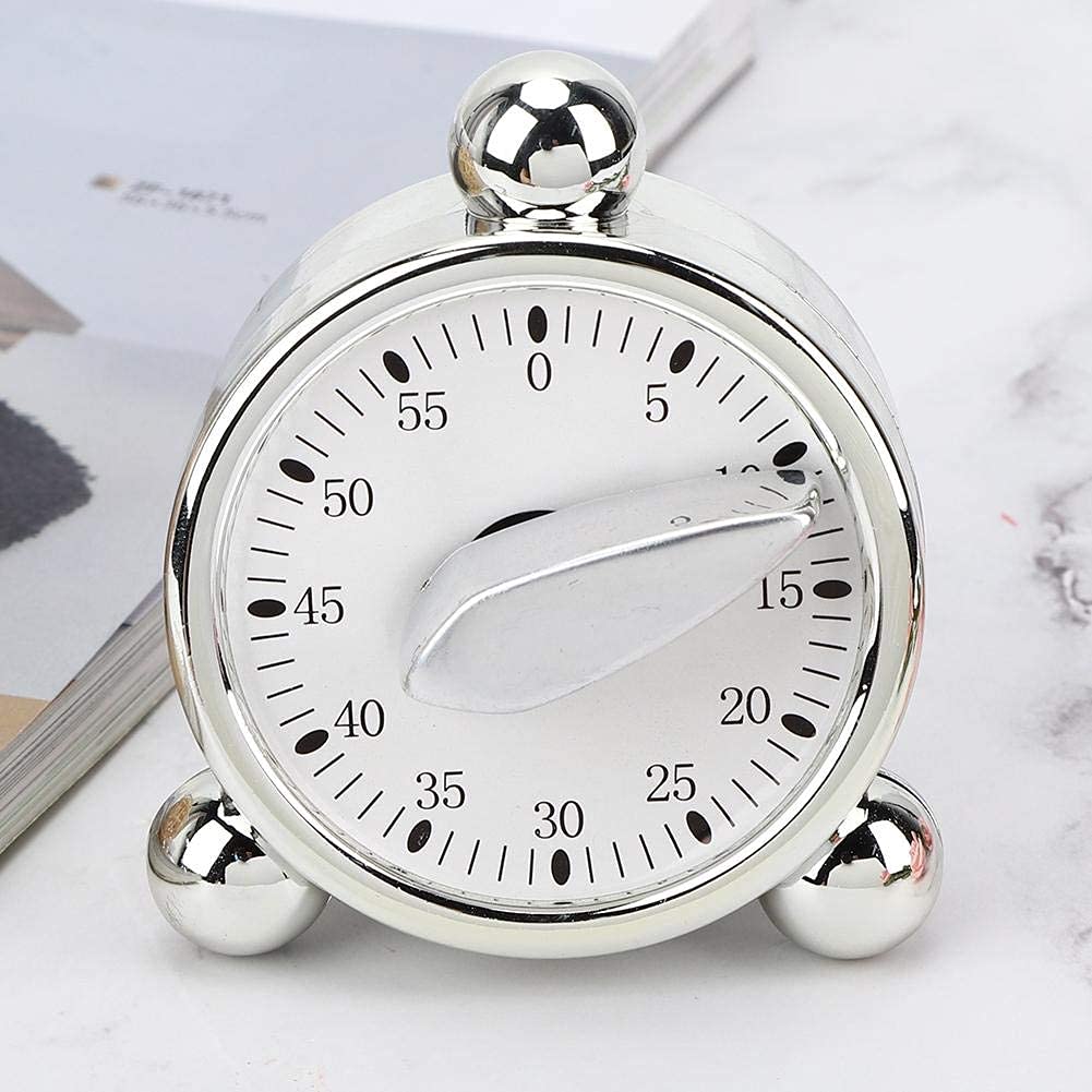 Kitchen Timer Cylindrical Mechanical Timer Cooking Reminder Precise Alarm Clock for Kitchen Hairdressing Beauty Salon Cooking Learning Baking Manual Timer