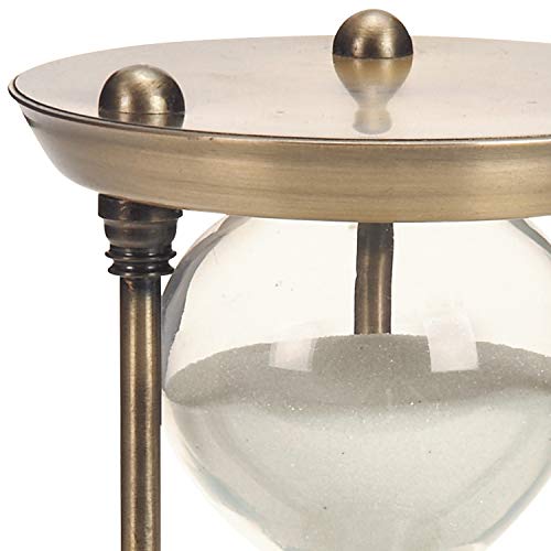 Deco 79 Glam Metal Cylinder Timer, 4" x 4" x 7", Brass