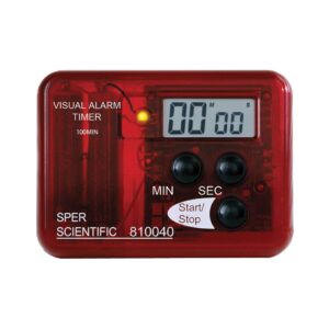 timer: 99 minute with flashing light/alarm - sper scientific (810040)