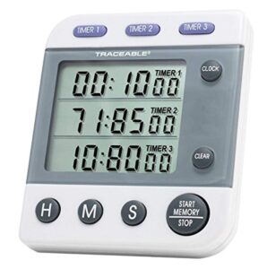 control company 5008 traceable three-line alarm timer