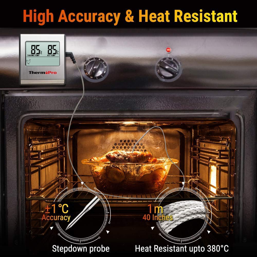 ThermoPro TP16 Cooking Thermometer+ThermoPro TP30 Digital Infrared Thermometer