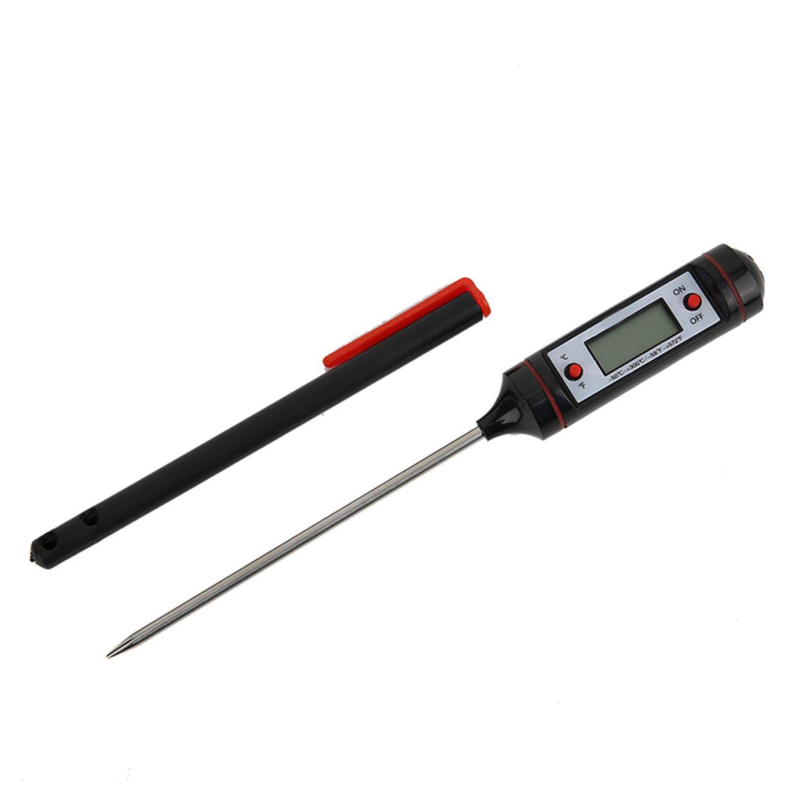 Probe Digital Thermometer,Instant Read Cooking Thermometer,Food Electronic Temperature Gauge Tester,Fahrenheit And Celsius Degree Display Switch,High Accuracy,for BBQ Food liquid Meat Temperature Test