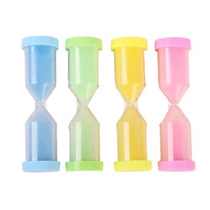 hourglass sand timer 20 secs, random colors small sand clock count down sandglass timer toy random color 1 pack