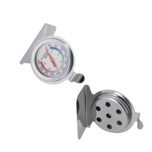 othmro 2pcs stainless steel instant read oven/grill/smoker monitoring thermometer, 50 - 300±2 ℃ grill thermometer for outside grill thermometer gauge oven thermometers for kitchen use