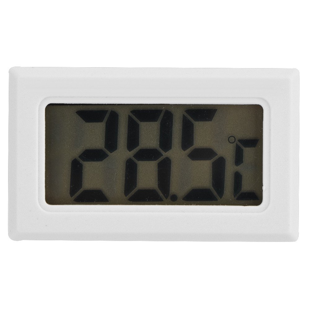 Digital Refrigerator Thermometer, Mini LED Display Digital Temperature Meter with Probe Sensor Digital LCD Thermometer for Water Cooling Aquarium Fridge and Freezer