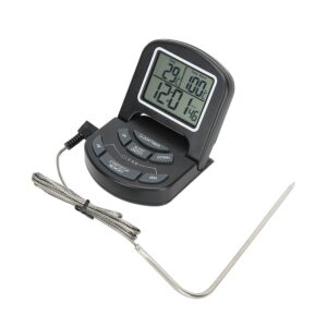 okuyonic probe digital durable highly accurate cooking timer kitchen for home, digital meat food thermometer, kitchen cooking thermometer with timer for cooking
