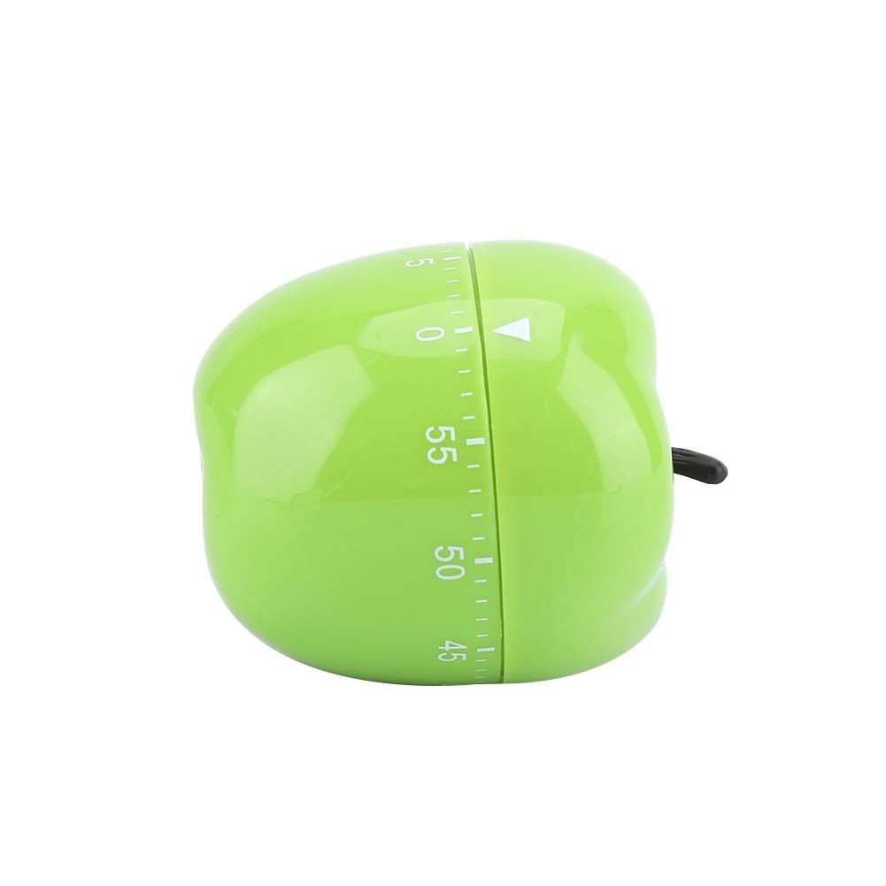 Kitchen Timer, 60 Minutes Mechanical Wind-Up Timer Apple Shape Kitchen Cooking Timer No Battery Needed,Suitable for Kitchen Cooking Baking Housework Labs Timing